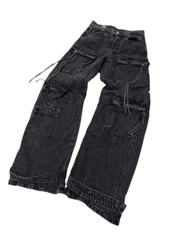 ZARA 데님 카고 팬츠