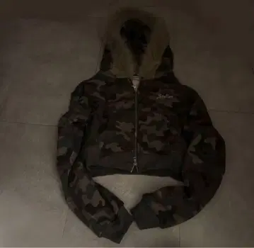 카모 패턴 후드티 퍼 포함 헤이세이 갸루 y2k 그런지 밀리터리 NANA