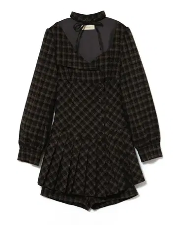 andmary Renon pleats mini dress beige