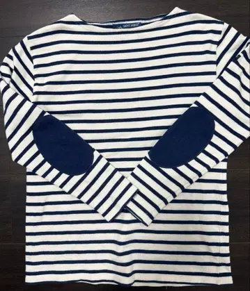 SAINT JAMES 웨쌍 보더 엘보 패치 네이비