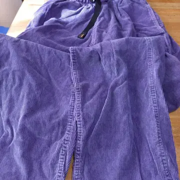 코듀로이 퍼플 이지 팬츠