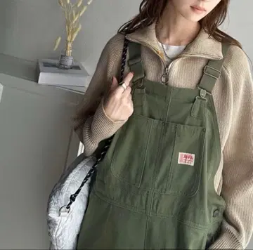 JAVA 콜라보 카키 오버롤 M 사이즈