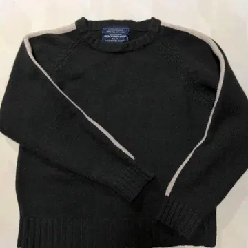 남성용 라무 울 니트 그린 다크 카키색 두꺼운 원단