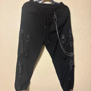 볼칸앤아프로다이티 벨트 체인 카고 팬츠