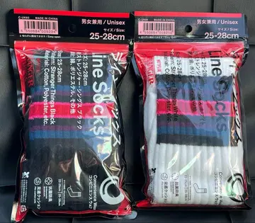 [라스트 1세트] 스트레인저 싱스 콜라보 삭스 2족 세트 ~28