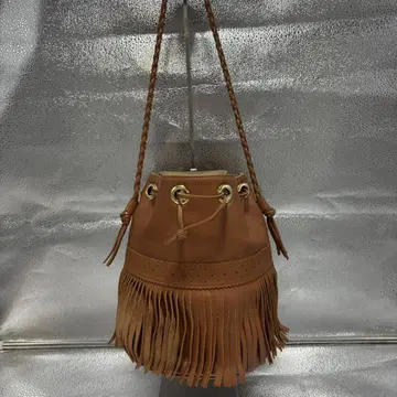 J&M Davidson 카니발 프린지 숄더백 복조리 브라운