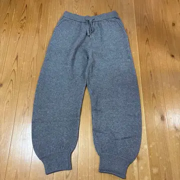 앙코키누 코어스팬 니트 배럴 팬츠 그레이 L