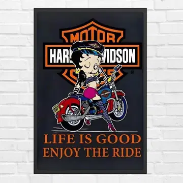 561. 아트 포스터 캐릭터 차고 아메카지 아메리칸 팝