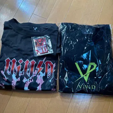 vivid 라이브 T셔츠 긴팔T셔츠 VIP 티켓 혜택 키링 세트
