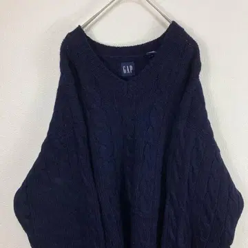 USA 구제 의류 90s gap 갭 육후 V넥 니트 스웨터