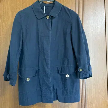 HUMAN WOMAN 네이비 트렌치코트