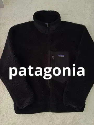 patagonia 블랙 플리스 자켓 M