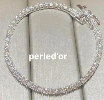 최고급 인공 다이아몬드 테니스 팔찌