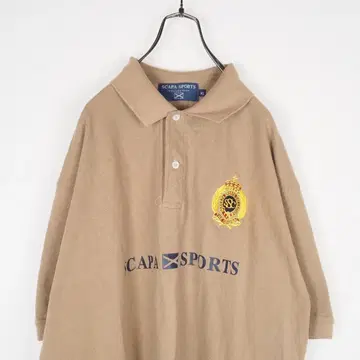 Y6125*SCAPA SPORT 카파 피케 셔츠 카키 XL