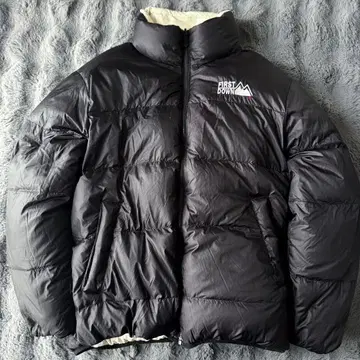 FIRST DOWN 리버서블 다운 자켓 블랙 화이트 M 사이즈