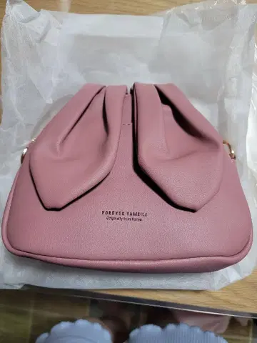 핑크 숄더백