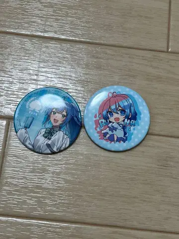 컬러풀 피치 루나 씨 캔뱃지 세트