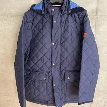 AIGLE 네이비 퀼팅 자켓