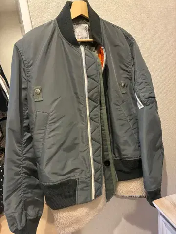 Sacai 3450 나일론 트윌 블루종