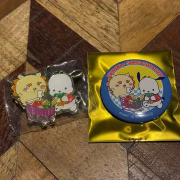 치이카와 (먼작귀) 산리오 시사 포차코 캔뱃지 핀즈 2개 세트