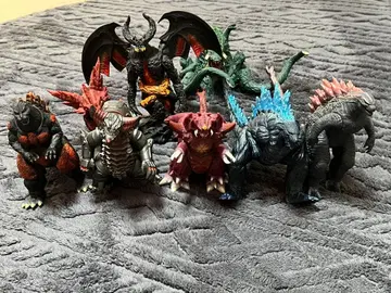 고질라 피규어 세트