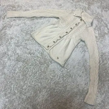 [ Abercrombie & Fitch ] M 케이블 짜임 니트 가디건