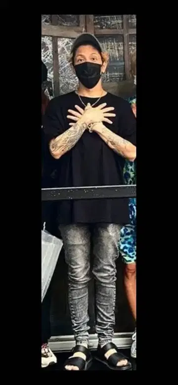 후루야 KJ 착 Men's Bigi Rattle Trap 스키니