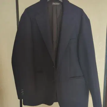 문 트위드 오버 자켓 L