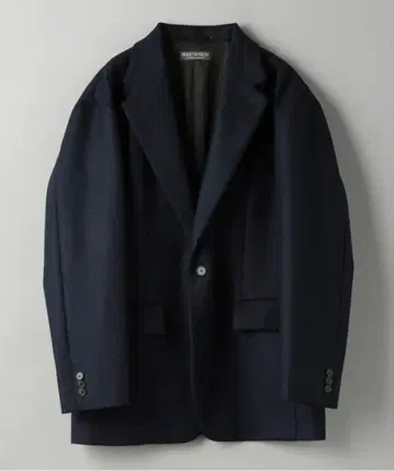 문 트위드 오버 자켓 L