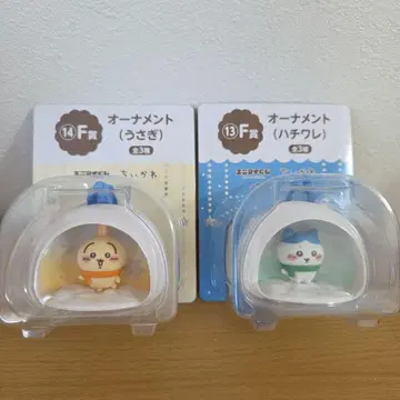 치이카와 (먼작귀) 에니마이 복권 F상 오너먼트 토끼&하치와레