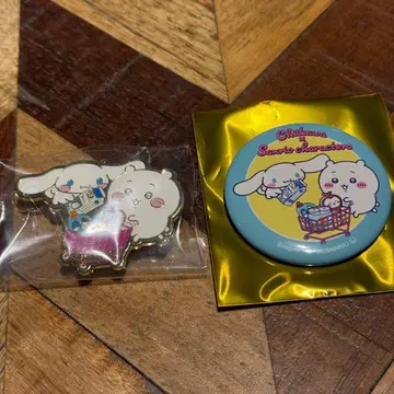 치이카와 산리오 치이카와 시나모롤 캔뱃지 핀즈 2개 세트