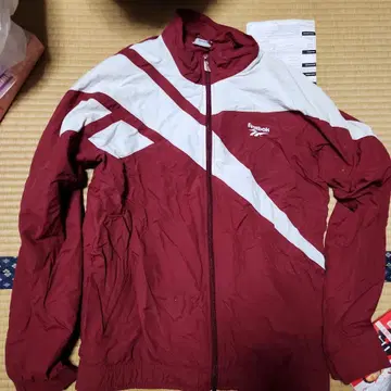 Reebok 2XO 나일론 자켓 와인 레드