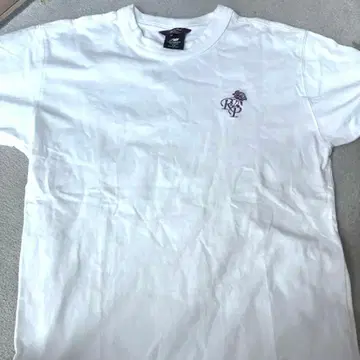 레어 뉴발란스 리치폴 콜라보 T셔츠 장미 자수 화이트 JPN S