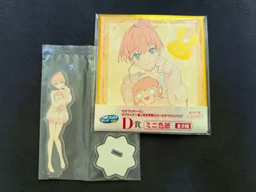 하스노소라 히노시타 카호 세트 세가 럭키 쿠지 아크릴 스탠드 색지