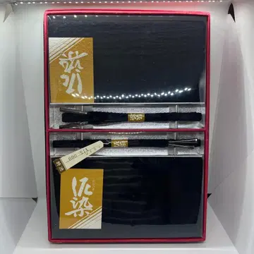 블랙 꽃무늬 허리띠 세트 미사용 새상품