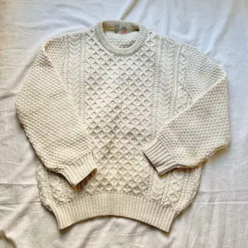 [ 구제 의류 ] 브리티시 울 아란 니트