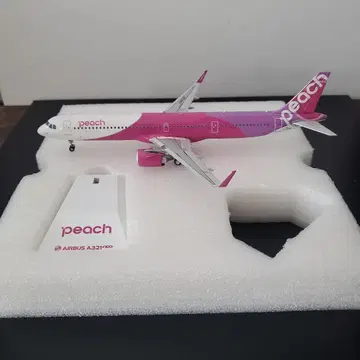 새상품 peach 피치항공 AIRBUS A321neo 1/200