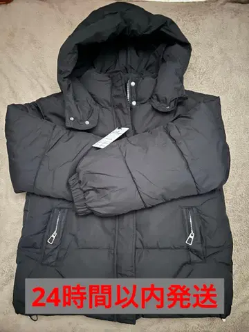 Sulliwayn 후드 부착 다운 자켓 XL 블랙