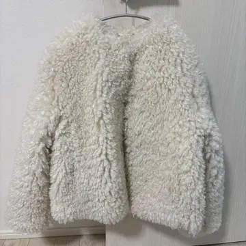 ZARA 인조 모피 자켓