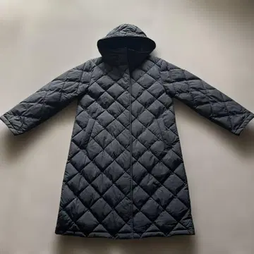 퍼프 테크 롱 코트 릴랙스 핏 블랙 L 사이즈