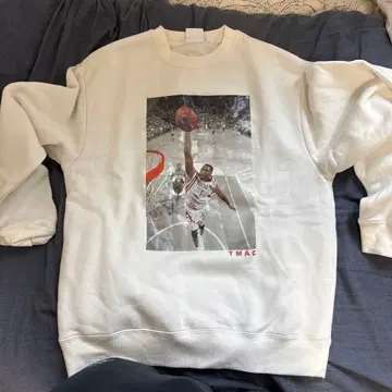 TMAC 농구 맨투맨 화이트