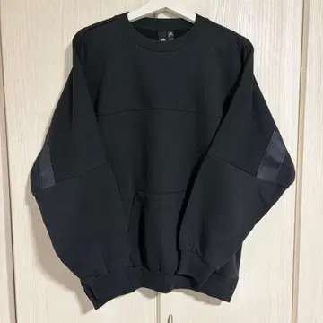 워딩 오버사이즈 핏 플리스 스웨트 셔츠 미사용 L 사이즈