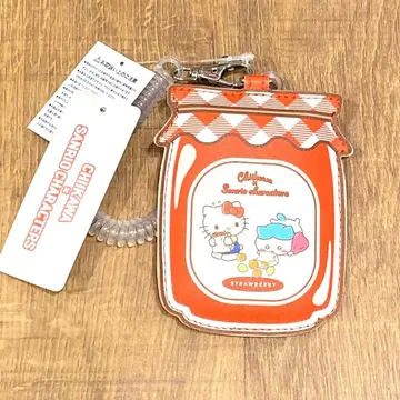 치이카와 산리오 콜라보 패스 케이스 하치와레 키티