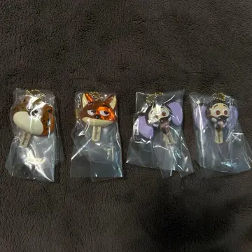 주토피아 캡슐 토이 4개 세트