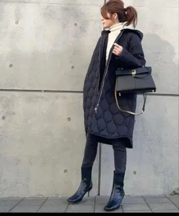 [새상품급] Emma Taylor 아름다운 실루엣 3way 퀼팅 코트