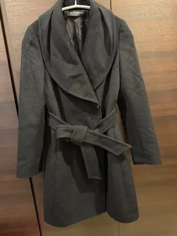 UNITED ARROWS 블랙 롱 코트 사이즈 36