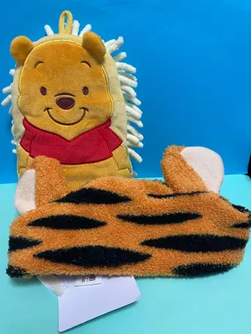도쿄 디즈니랜드 곰돌이 푸 클리너 티거 헤어밴드