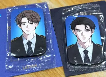 한국 BL 해빙 곡선 캔뱃지 세트 LEZHIN