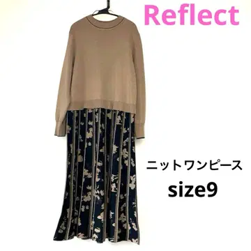 Reflect 꽃무늬 니트 원피스