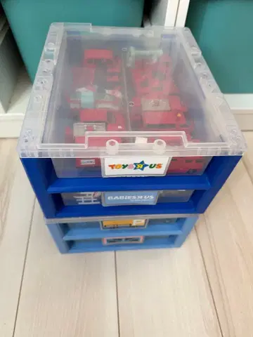 토미카 수납 박스 자동차 세트